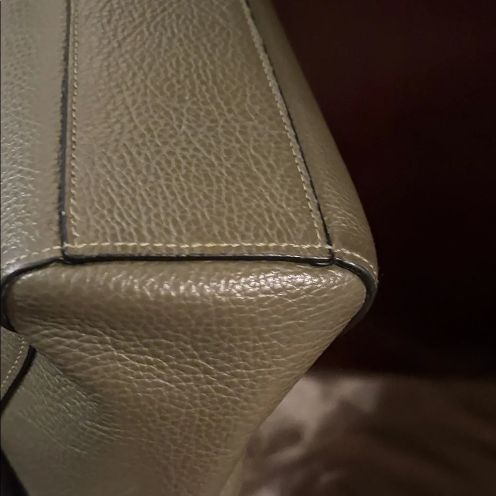 Coach Prairie Olive Green Pebbled Leather Shoulder Tote M2054-79997 - Picture 13 of 13